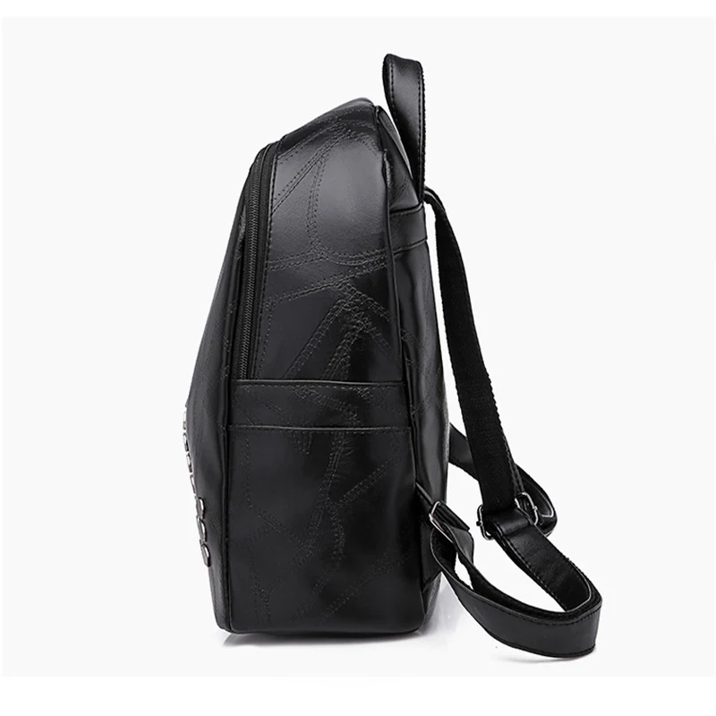 Женский рюкзак из лакированной кожи роскошная сумка искусственной для девочек