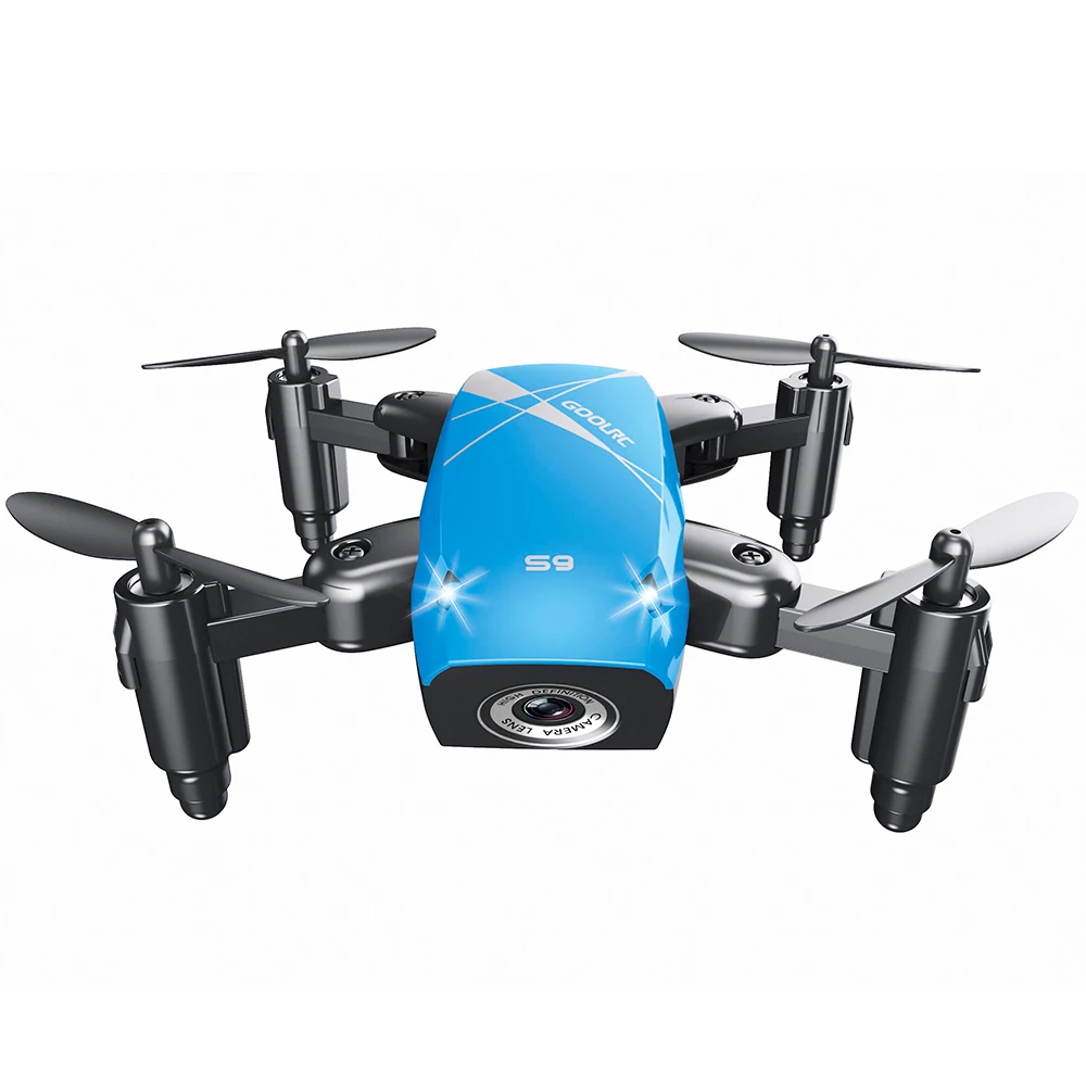 Складной мини Квадрокоптер EBOYU S9HW Радиоуправляемый Дрон Wi Fi FPV камера 0 3 МП с