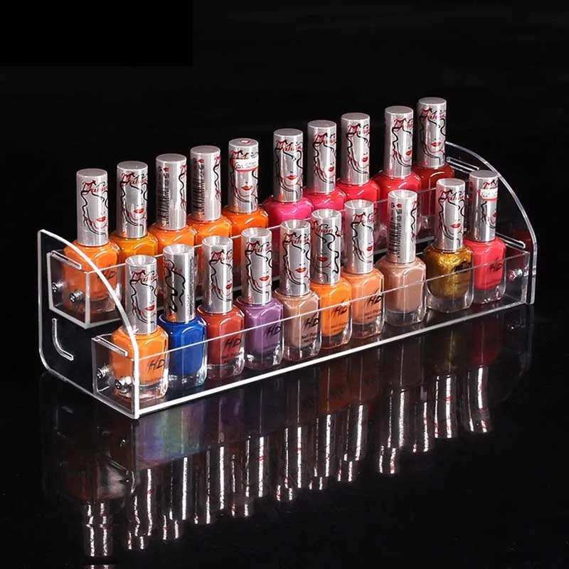 Новый стиль Макияж Косметика 2 яруса прозрачный акриловый Органайзер Mac губная