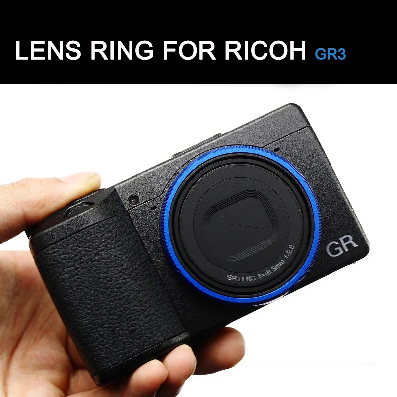 Оригинальное синее кольцо для объектива Ricoh GR3/ GRIII|Адаптеры объектива| |