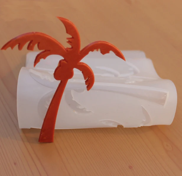 Реалистичная силиконовая форма для шоколада с кокосовым деревом Подключаемая ко