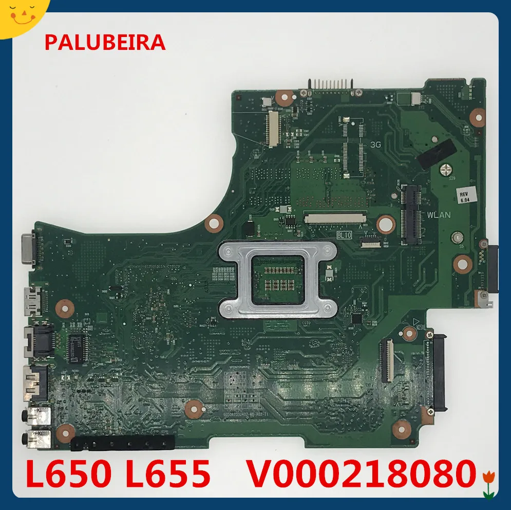 Материнская плата для ноутбука Toshiba Satellite L650 L655 HM55 UMA MB DDR3 V000218080 V000218010|Материнские