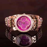 natural tourmaline energy stone bracelet diy jewelry watch for woman waterproof watch for summer beach wholesale