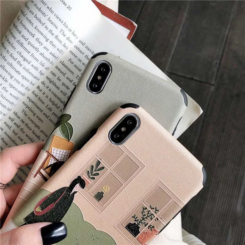 JIBAN Illustrator для девушек женщин чехол OPPO R17 R11SP R11P VIVO X20 X23 Honor 8x V10 huawei P10P Mate20