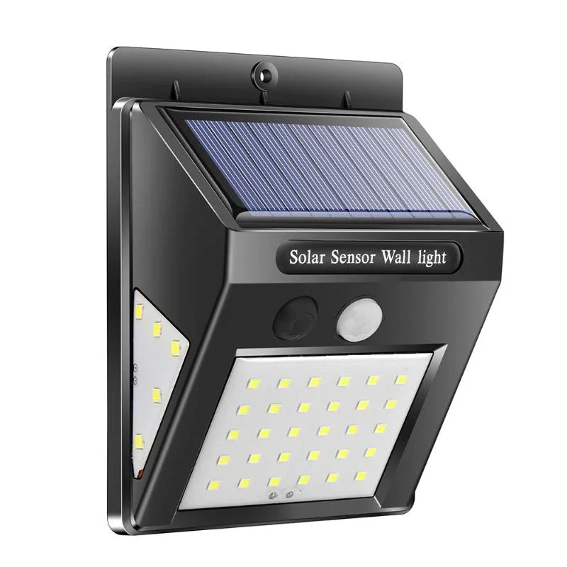Lansigo Rechargeable Solar Sensor Wall Light 20 30 LEDs Bulb Outdoor Garden Street Lamp Motion Lighting Waterproof | Лампы и освещение