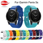 Ремешок для часов, ремешок для наручных часов для Garmin Fenix из силикагеля, мягкий, сменный силиконовый ремешок для наручных часов