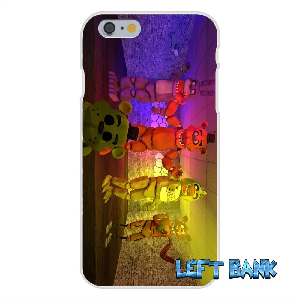 Мягкий силиконовый прозрачный чехол из ТПУ для Samsung Galaxy Note 3 4 5 S4 S5 MINI S6 S7 edge Five nights at