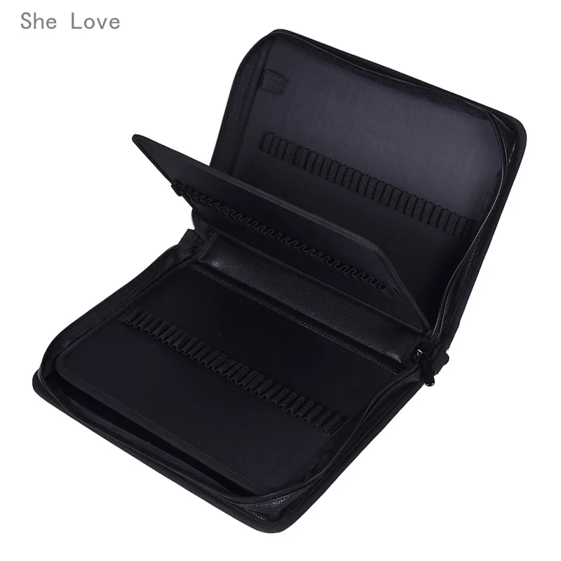 160 складной чехол для карандашей из искусственной кожи с отверстием большая