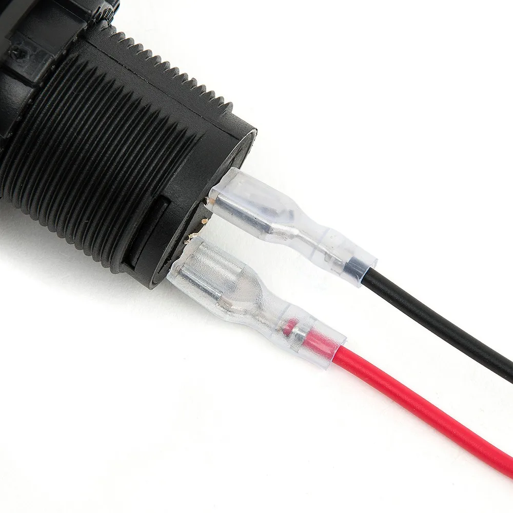 12 V-24 V Dual USB Автомобильное зарядное устройство прикуриватель для мотоциклов автомобильного прикуривателя Зарядное устройство гнездо Зарядное устройство+ светодиодный цифровой вольтметр метр монитор