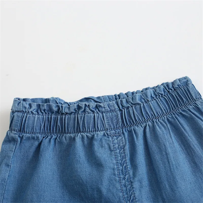 Детские штаны для девочек повседневные джинсовые одежда детей хлопковые