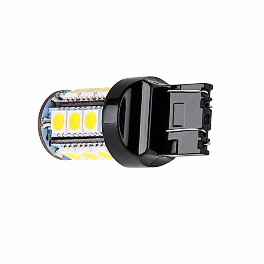 2шт светодиодный задний тормоз автомобиля лампа стоп сигнала WY21W W21/5W 7443 T20 18SMD 5050 360