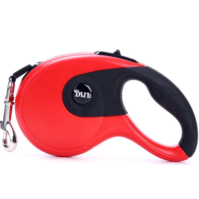 3M 5M Retractable Dog Leashes Automatic Flexible Dog Puppy Cat Traction Rope Leads Dog Leash for Small Medium Dogs Pet Products - Цвет: RED