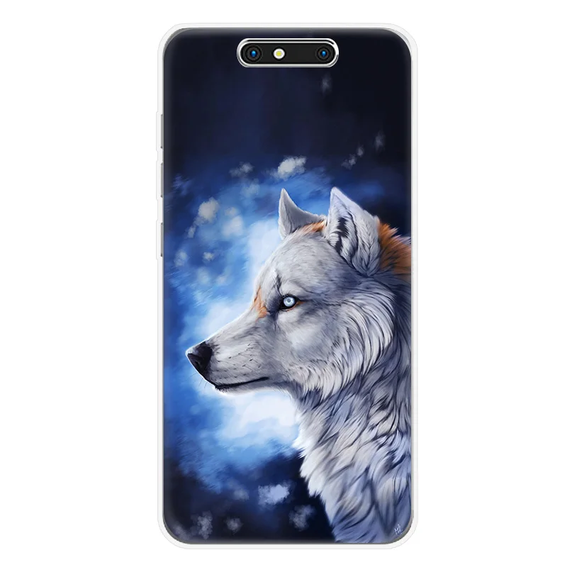 Чехол для телефона ZTE Blade V7 lite V8 mini A910 A602 A610 A520 A512 Axon7 Z10 черный волк Лев Мягкий