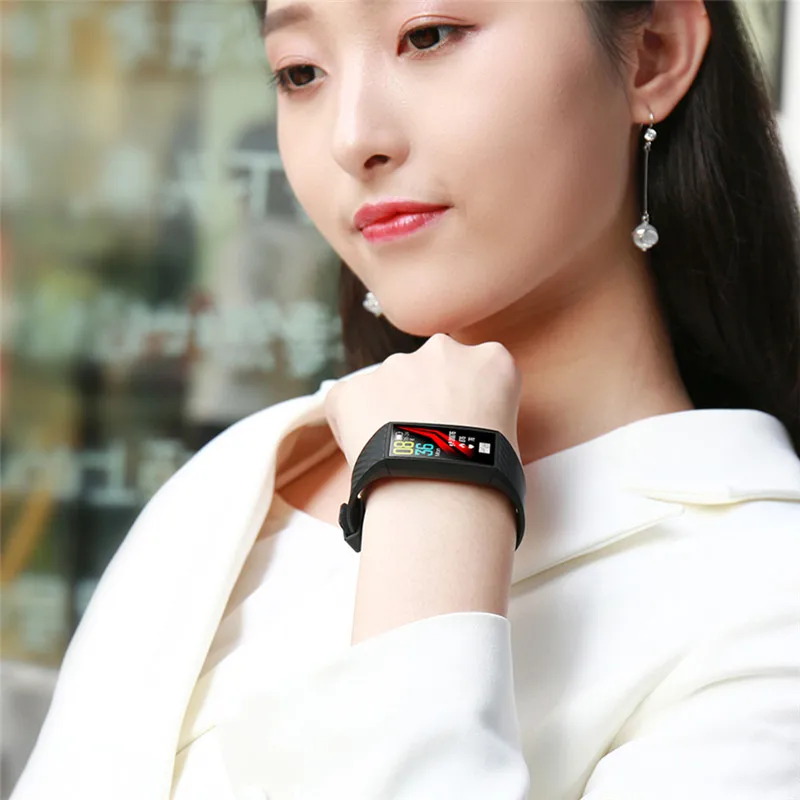 OGEDA мужские умные часы браслет Для женщин сердечного ритма Цвет Экран IP68