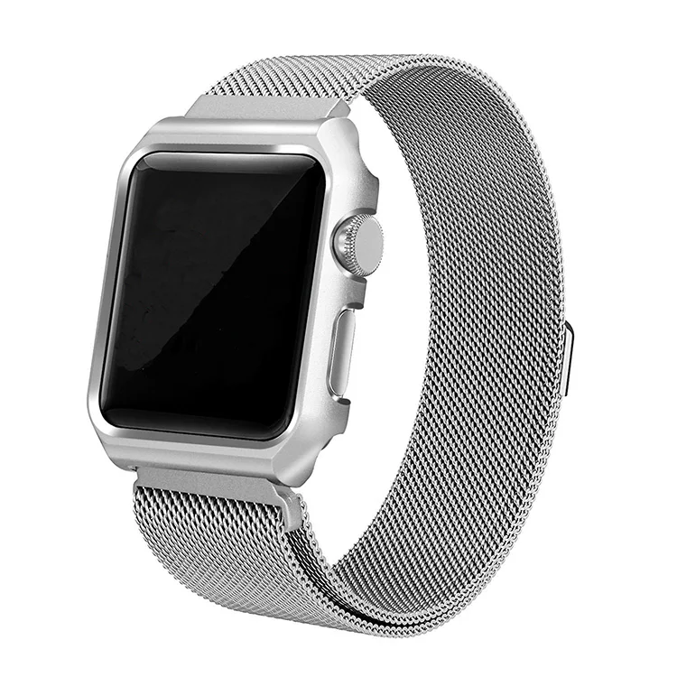 Для Apple Watch Милан случае ремень 3 1 2 группы 38 мм 42 ремешки в Нержавеющая сталь из
