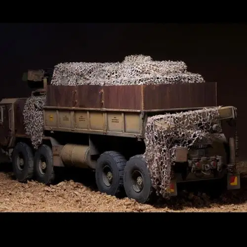 1/35 RC Военный танк нейлоновая камуфляжная сетка пустыня Тигр Шерман немецкая