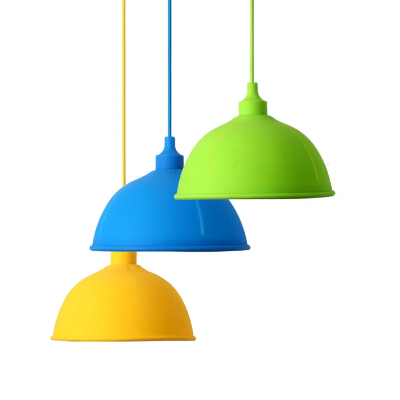 Цветной силиконовый магазин ресторанный бар детской одежды Потолочная люстра