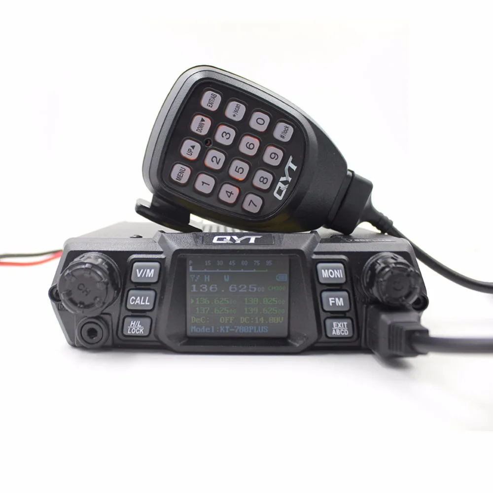 QYT мобильное радио KT-780PLUS VHF 136-174MHz или UHF 400-480MHz 100 W/75 W рация KT780PLUS приемопередатчик