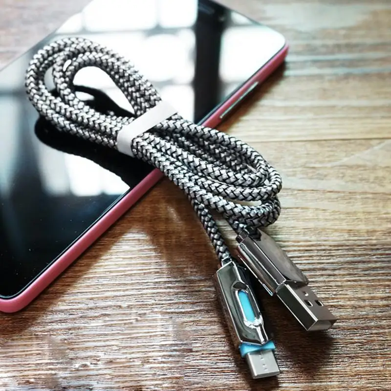 2 1 A кабели для передачи данных USB кабель Micro 95 см нейлоновый плетеный шнур Быстрая