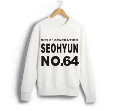 SEOHYUN Mainlead Поколение KPOP девочек SNSD TaeYeon Yoona Толстовка Sweatershirt пуловер - Цвет: SEOHYUN
