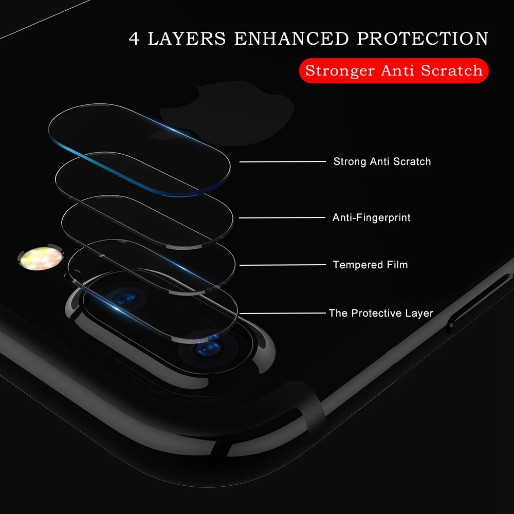 CASEIER Защитная пленка для объектива телефона iPhone X XS MAX XR 8 7 9H из твердого