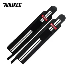 AOLIKES 2 шт.лот, браслет для тяжелой атлетики, спортивный Профессиональный тренировочный браслет для рук, атлетика, бодибилдинга, поддержка запястья