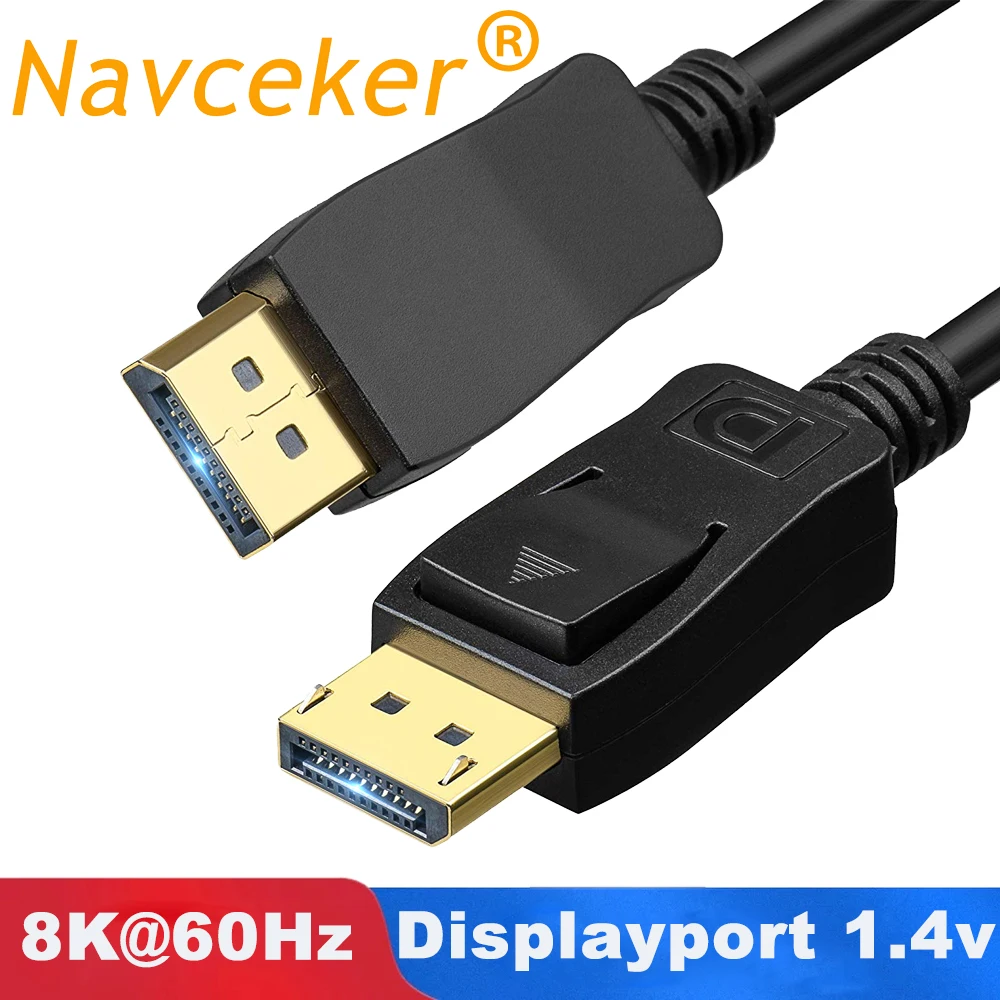 5 футов 7 10 порт дисплея 1 4 кабель Видео Аудио Дисплей В DP до 8K 60 Гц для проектора