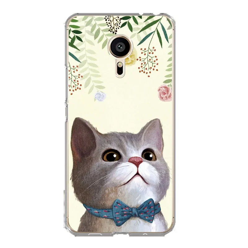 Rabbit Soft Clear TPU Phone Case For meilan MX6 pro6 U20 U10 A5 M5 M5S E E2 Cat Fox Strip Printed Shell Cute Cover Free Shipping | Мобильные