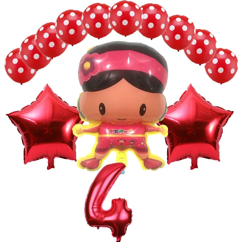 14 шт./лот воздушный шар Pocoyo для дня рождения Свадебные украшения мультфильм воздушные шары покойо надувные игрушки мальчик Festa Baloes латексный набор