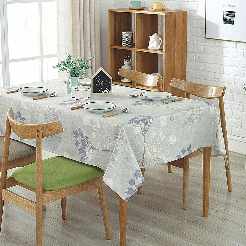 New Modern Minimalist Table Cloth Cotton Tablecloth Waterproof Clean Round Table Rectangular Tablecloth Hotel Coffee Home Dining