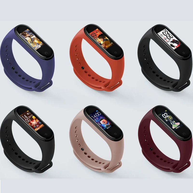 Оригинальный умный Браслет mi band 4 2019 Xiaomi браслет музыкальный пульсометр фитнес 135
