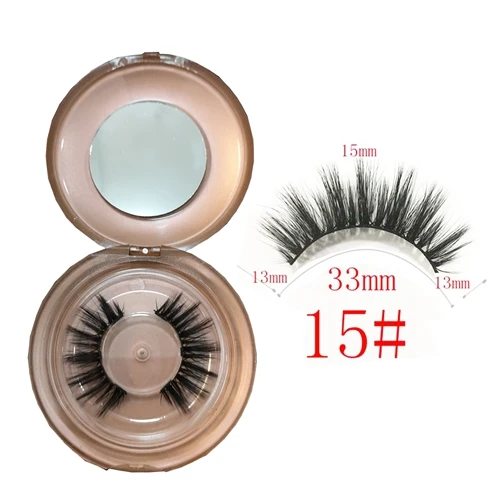 Magnetic Eyelashes15 Блеск-сказка Магнитная подводка для глаз с 3D природой магнитный Набор ресниц синтетические волокна Накладные ресницы подводка для глаз магнит synthet ресницы - Цвет: Magnetic Eyelashes15
