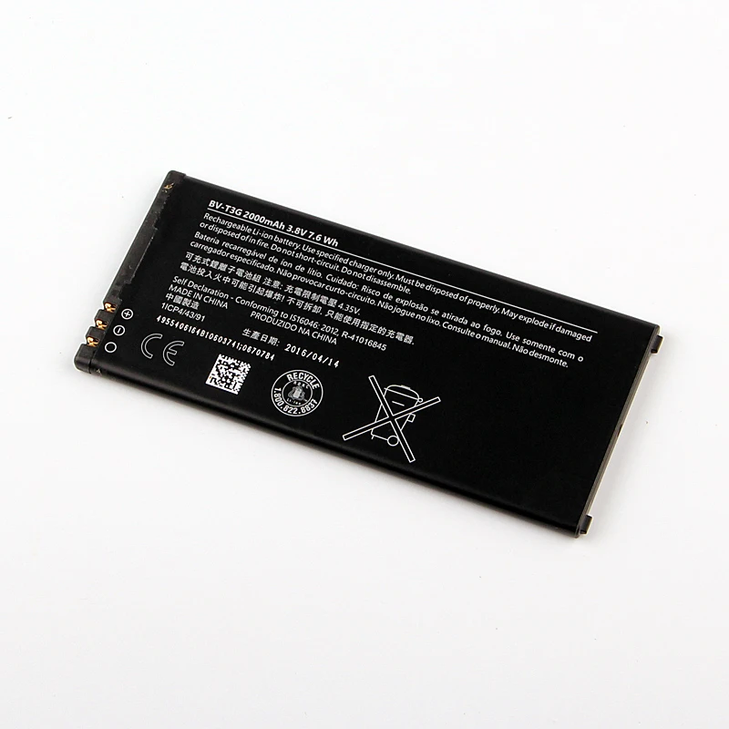 Оригинальный аккумулятор большой емкости для телефона Nokia Microsoft Lumia 650 BV T3G BVT3G 2000