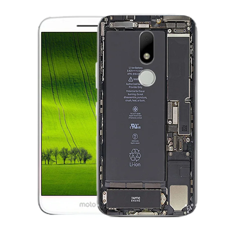 Чехол для Motorola Moto M силиконовый чехол с принтом моста XT1662 сумка телефона |