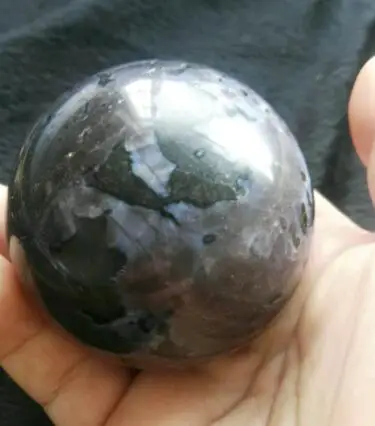 SUIRONG---914 + + + великолепные Индиго габбро кристальная сфера шар из Поделочного Камня От Мадагаскар 60 мм
