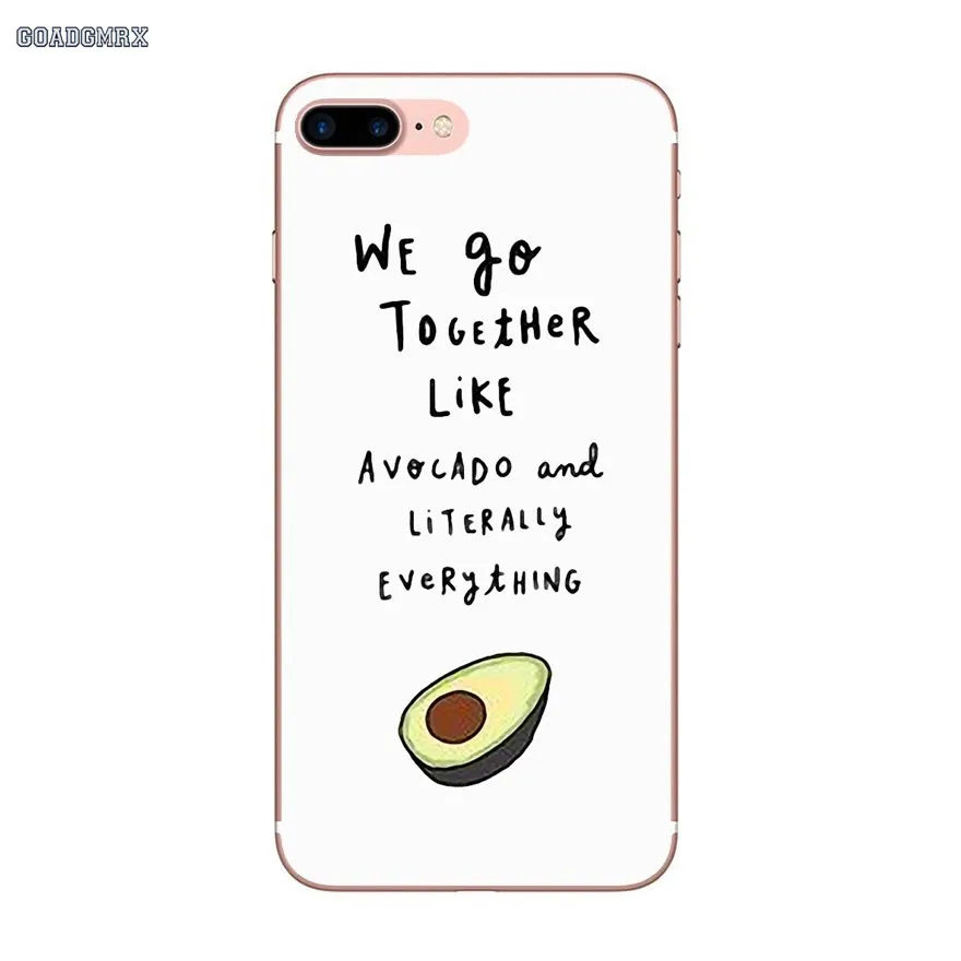 Авокадо арт прозрачные мягкие чехлы для Huawei GR3 2017 Mate 20 P30 Honor 7A Pro 7C 8C 7X 8X 9 Lite 10 Nova 2 2i 3