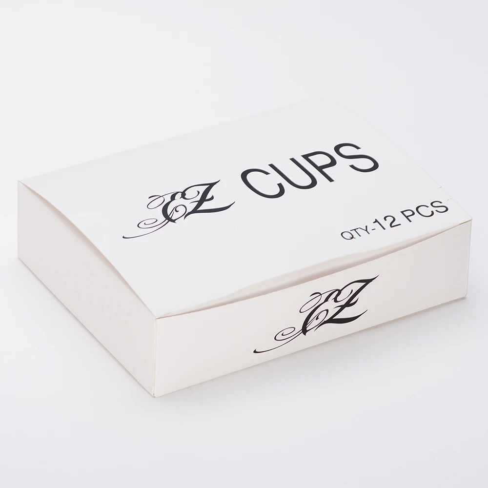 

Individual Bottled Tattoo Cleaning Supply Eco-friendly Foam EZ Cups for Tattooist Cleaning Inks 12 Cups/Box