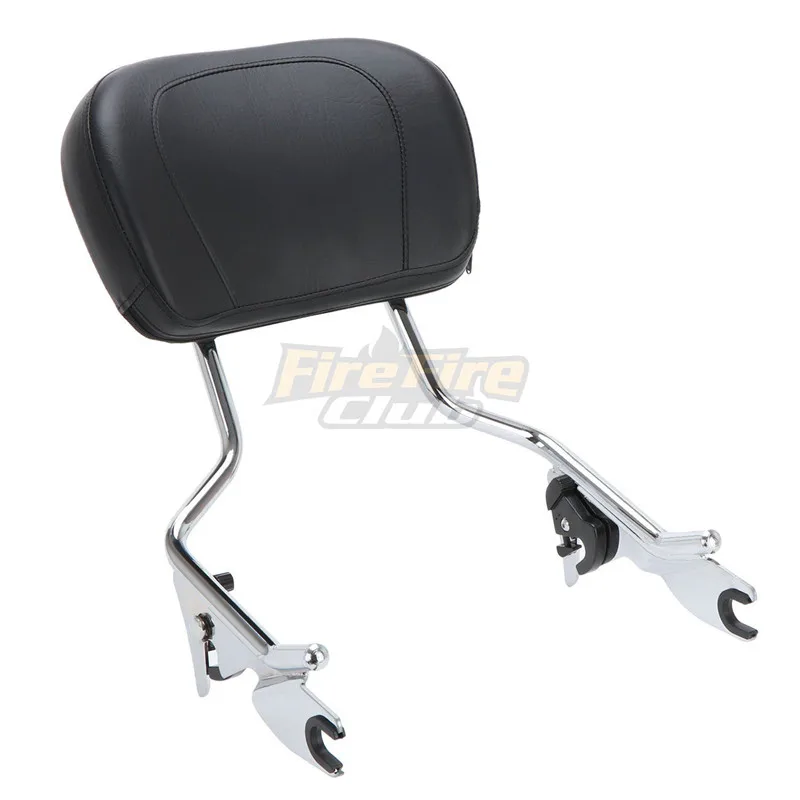Для Harley Touring Road King Street Glide FLHR FLHX FLHT FLTR 2009- мотоцикл съемный Сисси Бар пассажирская спинка W/Pad