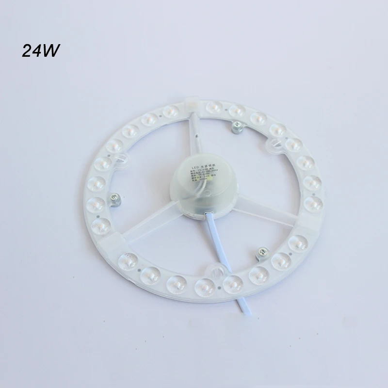 AC220V 12W18W24W36W светодиодный потолочный плата лампы с магнитом замены старых Винтаж 2D источник света для круглый потолочный светильник