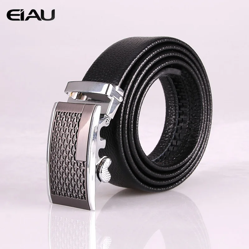 Высокое Качество Натуральная Кожа мужская Мода Пояса Коускин Бизнес Пряжкой