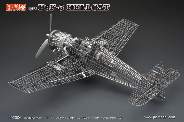 Полностью из металлического сплава DIY Сборная модель самолета 1/48 F6F-5 адский Кот истребитель Скелет головоломка