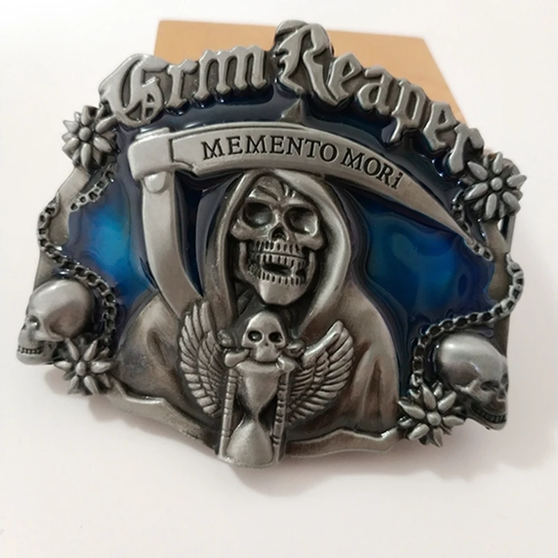 Мужская пряжка для ремня в Мори от Red Grim Reaper Me мужские металлические крутые