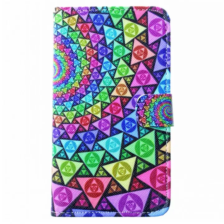 Triangle Чехол-Обложка для LG G3 D830 D831 D850 D855 LS990 VS985 F400, кожаный чехол-бумажник с цветочным принтом и американским флагом, флип-чехол для телефона, Fundas Capa P23Z - Цвет: Triangle