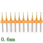 0,6 мм 10 шт. титановый вольфрамовый Карбид с ЧПУ PCB лазерный режущий станок фрезерный станок бит с ЧПУ инструмент столярные инструменты