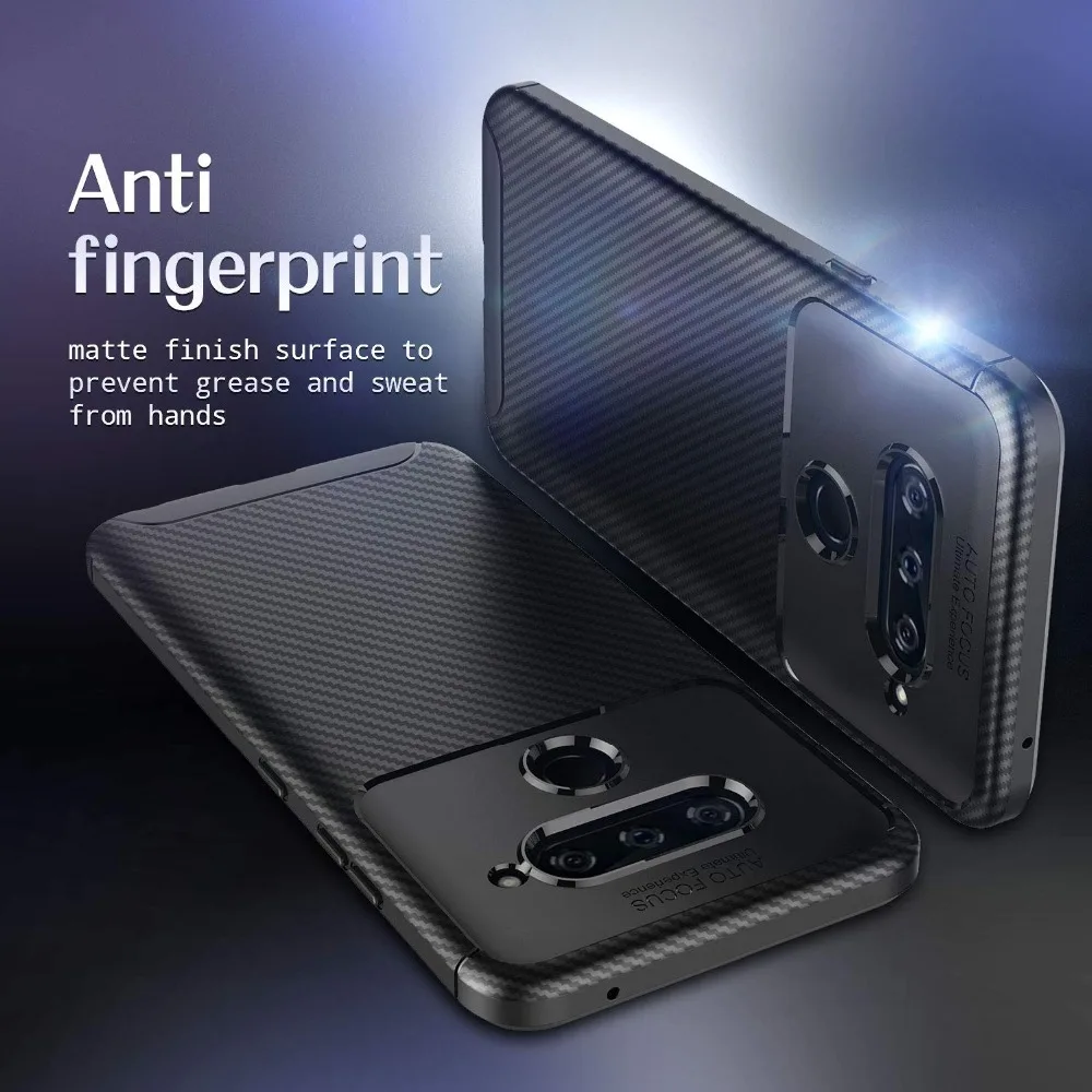 Чехол для LG V50 V40 G8 G8s чехол thinq панцири Мягкий Силиконовый противоударный ТПУ чехол из углеродного волокна для LG Stylo 5 W10 W30 K40 K12 чехол