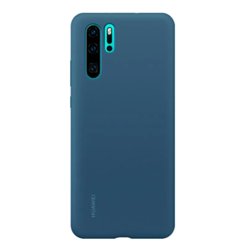 10 pcs Huawei P30 Pro Case 100% Original HUAWEI Official Liquid Silicone Protective Cover Microfiber Insided P 30 30Pro |