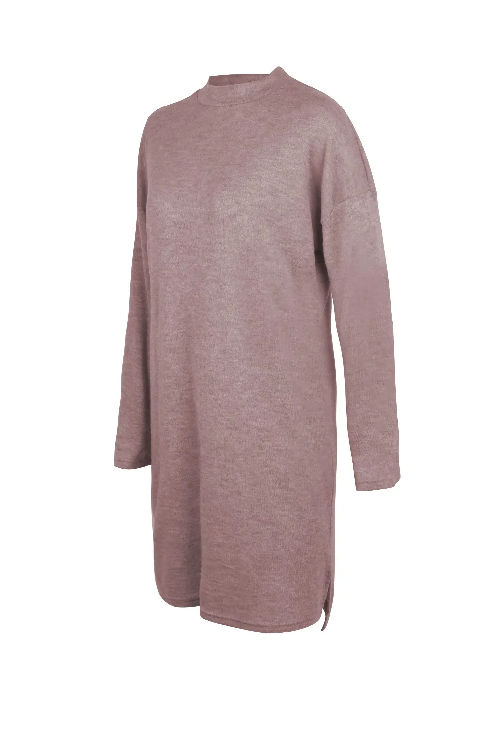 Spring Turtleneck Loose Long Sweater Women Pullovers Sexy Solid Knitted Jumpers Autumn SleeveTops WHOLESALE | Женская одежда