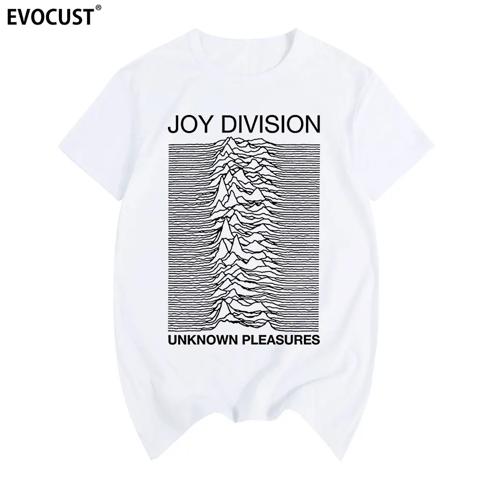Футболка Joy Division Unknown pleasures в стиле панк-рок для мужчин и женщин хлопок модная