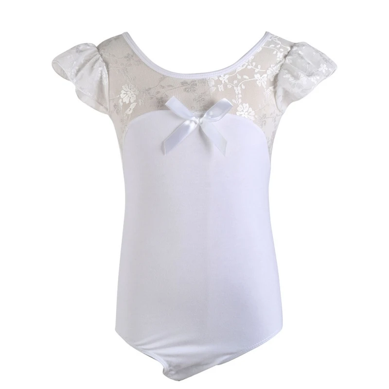 Черный балетный трианет для маленьких девочек трианеты трико зентай с короткими