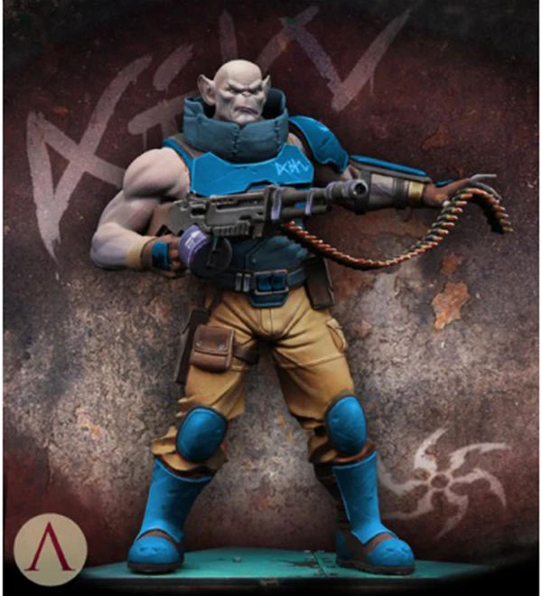 Неокрашенный набор 1/24 дюймов 75 мм фигурки героев из каучука Krull Baal Knight soldier